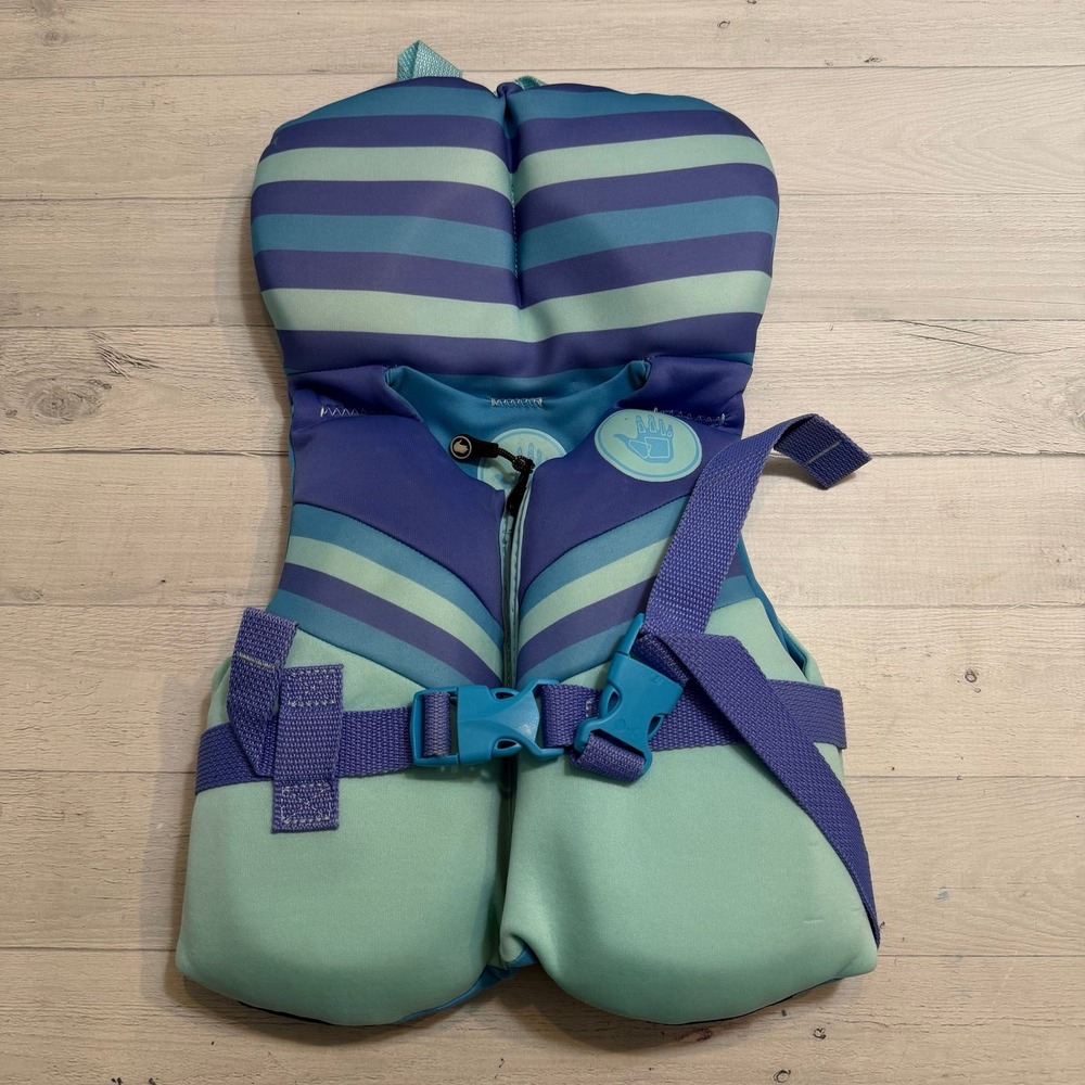 Body glove Infant life vest blue purple 30 pounds and under